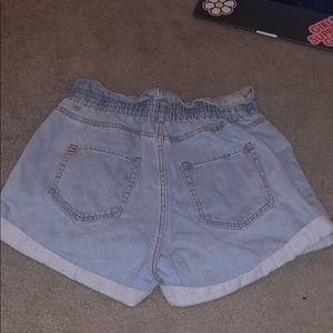 paper bag waist BDG shorts